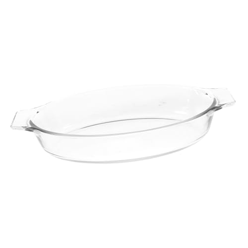 Warmhm Hochtemperaturbeständiger Ovaler Glas-backofen-backform mit Zwei Griffen Hitzebeständige Auflaufform für Kuchen Lasagne Gemüse Mikrowellengeeignet Langlebige Haushalts-backschale Warmhm Hochtemperaturbeständiger Ovaler Glas-backofen-backform mit Zwei Griffen Hitzebeständige Auflaufform für Kuchen Lasagne Gemüse Mikrowellengeeignet Langlebige Haushalts-backschale von Warmhm