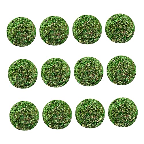 Warmhm 12stücke Dekorative Moosbälle Trockenes Gras Für Vasen Tischpflanzer Hochzeit Geburtstag Halloween Partydekoration Warmhm 12stücke Dekorative Moosbälle Trockenes Gras Für Vasen Tischpflanzer Hochzeit Geburtstag Halloween Partydekoration von Warmhm