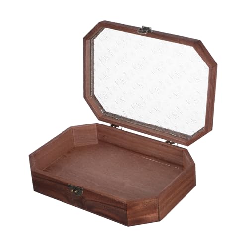 Warmhm Holzbox Mit Glasdeckel Und Schubladen Für Aufbewahrung Von Teebeuteln Oder Kosmetika Aus Massivholz Gefertigt Für Wohnzimmer Und Schlafzimmer Warmhm Holzbox Mit Glasdeckel Und Schubladen Für Aufbewahrung Von Teebeuteln Oder Kosmetika Aus Massivholz Gefertigt Für Wohnzimmer Und Schlafzimmer von Warmhm