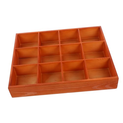 Warmhm Holztablett Unterteilt Für Sockenorganisation Schmuckaufbewahrung Krawattenschubladen Kommoden-organizer Socken-organizer Kaffeepakethalter von Warmhm