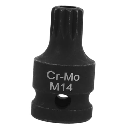 Warmhm Impact Triple Square Spline Bit Socket Robustes Werkzeug für Demontage von Bremskolben Kurzversion für Professionelle und DIY Anwendungen von Warmhm