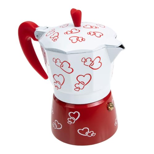 Warmhm Italienische Mokkakanne aus Aluminiumlegierung Espressokocher Handbrühkaffee Pot mit Integriertem Filter für Herdplatte Kaffeezubereitung Zuhause und Büro Warmhm Italienische Mokkakanne aus Aluminiumlegierung Espressokocher Handbrühkaffee Pot mit Integriertem Filter für Herdplatte Kaffeezubereitung Zuhause und Büro von Warmhm