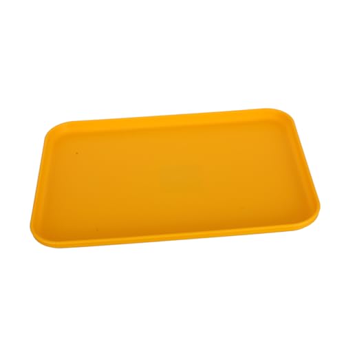 Warmhm Kaffeetablett für den Haushalt Lebensmittel Serviertablett geteiltes Serviertablett mit Deckel Obst Multifunktions-Servierschale praktisches Kaffeetablett pp Yellow von Warmhm