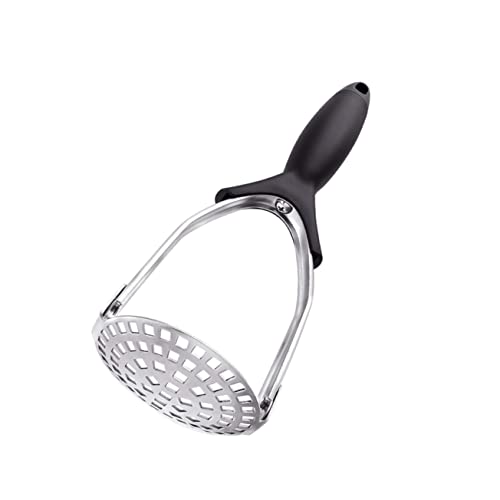 Warmhm Kartoffelstampfer mit Rutschfestem Griff Handbetätigte Kartoffelpresse für Babybrei und Obstmus Hochwertiges Küchengerät zum Einfachen Zerkleinern von Kartoffeln und Gemüse von Warmhm