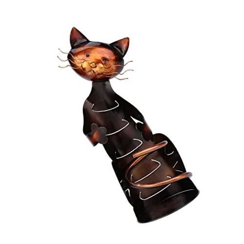 Warmhm Katzen Design Weinregal aus Dekorativer Weinhalter für Zuhause Kompakte Flaschenaufbewahrung für Küche Esszimmer und Weihnachtsfeiern Warmhm Katzen Design Weinregal aus Dekorativer Weinhalter für Zuhause Kompakte Flaschenaufbewahrung für Küche Esszimmer und Weihnachtsfeiern von Warmhm