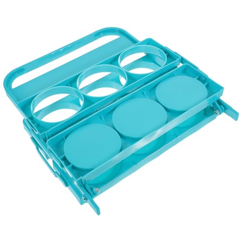 Warmhm Kompakter Träger Für Bierflaschen Zusammenklappbares Handheld-flaschenregal Mit Fächern in Marsgrün Praktischer Getränkehalter Für Bar Garten Und Picknick von Warmhm