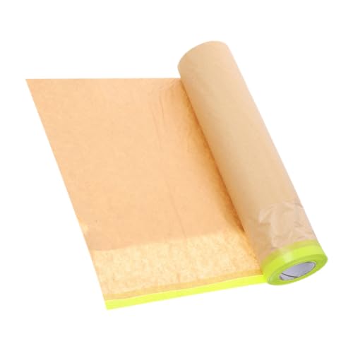 Warmhm Kraftpapier Maskierpapier Starkes Abdeckpapier Für Auto Lackierung Und Malerarbeiten Umweltfreundlich Und Vielseitig Nutzbar von Warmhm