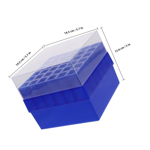 Warmhm Kryogene Kunststoff Aufbewahrungsbox Fächer mit Nummerierung Auslaufsichere Vial Röhrenbox für Laborproben Langlebiger Gefrierhalter für Mikrozentrifugenröhrchen Vielseitig Warmhm Kryogene Kunststoff Aufbewahrungsbox Fächer mit Nummerierung Auslaufsichere Vial Röhrenbox für Laborproben Langlebiger Gefrierhalter für Mikrozentrifugenröhrchen Vielseitig von Warmhm