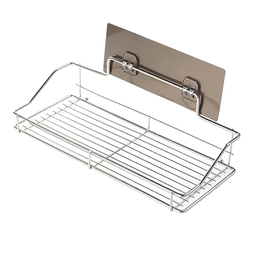 Warmhm Küchen und Badregal ohne Bohren Selbstklebend Wandmontierter Organizer Korrosionsbeständig Abnehmbar Mittlere Platzsparend für Saubere Aufbewahrung Warmhm Küchen und Badregal ohne Bohren Selbstklebend Wandmontierter Organizer Korrosionsbeständig Abnehmbar Mittlere Platzsparend für Saubere Aufbewahrung von Warmhm