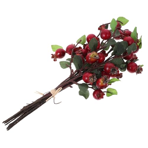 Warmhm Künstliche Granatapfelblüte Dekoration Rot Simulation Obst Blumenaccessoires Für Wohnzimmer Party von Warmhm