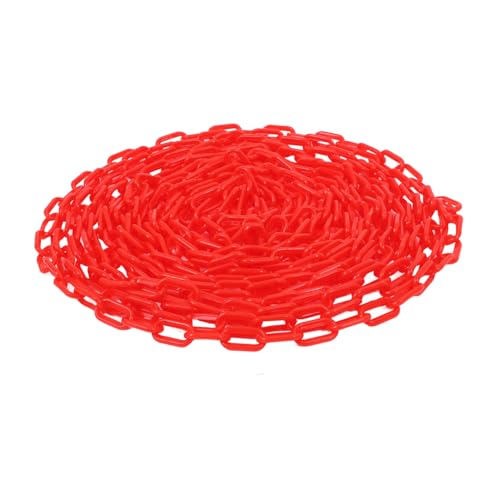 Warmhm Kunststoffkette Rot Absperrkette für Menschenkontrolle Verkehrsmanagement Dekoration Verstellbare Hochwertiger Kunststoff für Baustellen und Veranstaltungen Warmhm Kunststoffkette Rot Absperrkette für Menschenkontrolle Verkehrsmanagement Dekoration Verstellbare Hochwertiger Kunststoff für Baustellen und Veranstaltungen von Warmhm