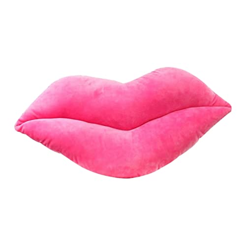 Warmhm Kusslippenkissen Badewannen Kissen Neuartiges Kissen Lippen Kissen Lippenförmiges Dekokissen Valentinsgrußkissen Lippen-wurfskissen Sofakissen Lustiges Kissen Füllung Gepolstert 3D von Warmhm