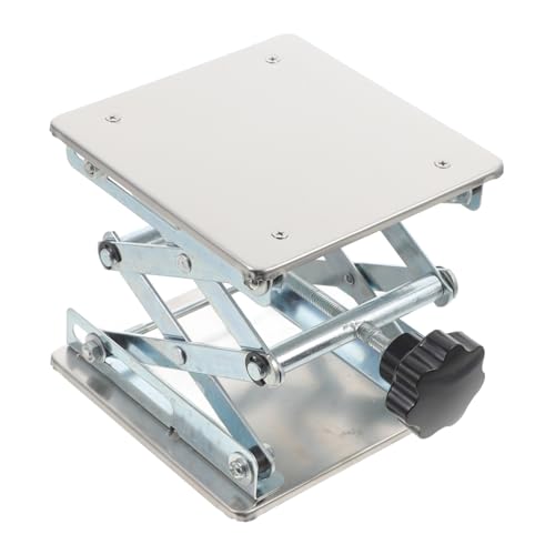 Warmhm Labor Scherenhebebühne aus Edelstahl Schwere Hebebühne mit Manuellem Lift Stabile Laborstütze für Präzise Höhenverstellung in Labor und Studio Warmhm Labor Scherenhebebühne aus Edelstahl Schwere Hebebühne mit Manuellem Lift Stabile Laborstütze für Präzise Höhenverstellung in Labor und Studio von Warmhm