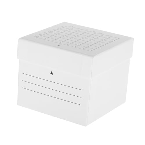 Warmhm Laborproben Gefrierbox mit Deckel Fächer für Zentrifugenröhrchen Auslaufsicher Frostsicher Stapelbar für Laborprobenlagerung und Gefrierschrank Aufbewahrungsbox Warmhm Laborproben Gefrierbox mit Deckel Fächer für Zentrifugenröhrchen Auslaufsicher Frostsicher Stapelbar für Laborprobenlagerung und Gefrierschrank Aufbewahrungsbox von Warmhm