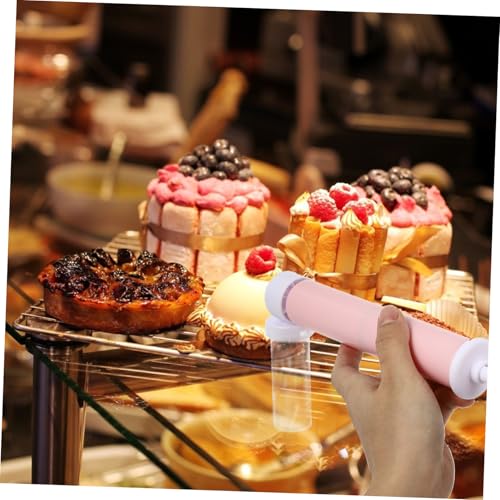 Warmhm Manueller Kuchen Airbrush Sprüher Praktisches Cake Color Dusting Tool Leichtes Wiederverwendbares Tortendeko Spray für Anfänger und Profis Schnelles Zeitsparendes Kuchenfärben von Warmhm