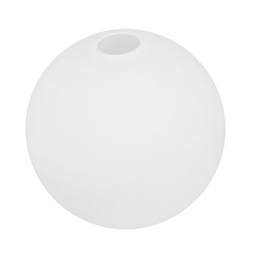 Warmhm Milchweißes Glas Lampenschirm Frosted Globe Lampenschale Öffnung Ersatz für Kronleuchter Pendelleuchte Tischlampe Stilvolles Lichtdiffusor Design von Warmhm