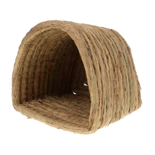 Warmhm Mittelgroßes Handgefertigtes Nest aus Natürlichem Gras für Kleintiere Semi Offenes Design für Hamster Meerschweinchen und Hühner Atmungsaktiv und Gemütlich Ganzjährig Geeignet Warmhm Mittelgroßes Handgefertigtes Nest aus Natürlichem Gras für Kleintiere Semi Offenes Design für Hamster Meerschweinchen und Hühner Atmungsaktiv und Gemütlich Ganzjährig Geeignet von Warmhm