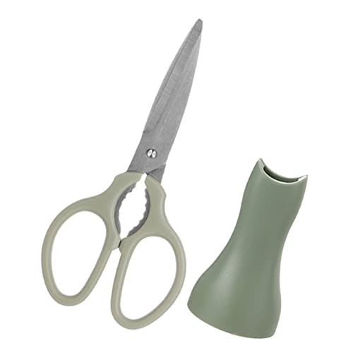 Warmhm Multifunktionale Küchenschere aus Edelstahl mit Ergonomischem Griff Kompakt und Langlebig für Gemüse Obst und Babybrei Praktisches Haushaltswerkzeug für Tägliche Küchenarbeiten von Warmhm