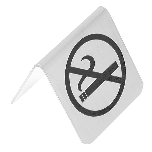 Warmhm Nichtraucher Tischschild aus Warnschild für Restaurant Hotel und Büro Indoor Rauchen Verboten Leicht zu Reinigen für und Private Räume von Warmhm