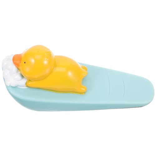 Warmhm Niedlicher Türstopper Entenform aus Hochwertigem PVC Kreativer und Stabiler Türkeil für Kinderzimmer Büro und Innenräume Schützt Ihre Böden und Verhindert das Zuschlagen von Türen von Warmhm