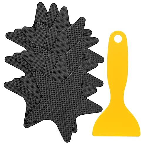 Warmhm Sternförmige rutschfeste Badewannenaufkleber Selbstklebende Anti-rutsch-Aufkleber Für Böden Aus Peva-Material Sicher Und Langlebig Geeignet Für Duschen Und Badezimmer von Warmhm