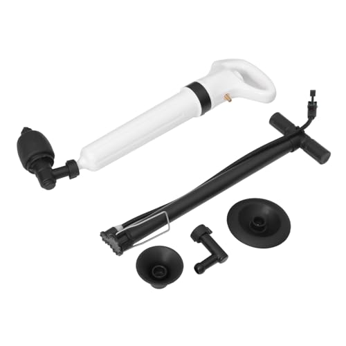 Warmhm Praktisches Wc siphon Weißem Abflussreiniger für Bad Küche und Bodenablauf Langlebig Griffig und Vielseitig Einsetzbar zur Schnellen Beseitigung von Verstopfungen im Haushalt Büro von Warmhm