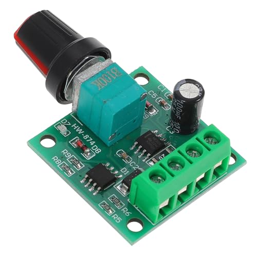 Warmhm Pwm Dc Motor Speed Controller Einstellbarer Drehzahlregler mit Schaltfunktion für Effiziente Motorsteuerung und Langlebigen Betrieb von Warmhm