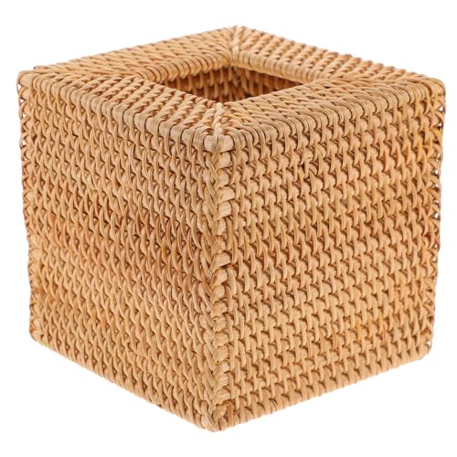 Warmhm Rattan Taschentuchbox im für Badezimmer und Schreibtisch Eleganter und Robuster Tissue Box Halter Kompakt und Leicht für Praktische Nutzung Warmhm Rattan Taschentuchbox im für Badezimmer und Schreibtisch Eleganter und Robuster Tissue Box Halter Kompakt und Leicht für Praktische Nutzung von Warmhm