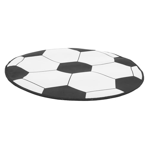 Warmhm Runder Fußball Teppich Rutschfester Bürostuhl Unterlage Bodenmatte für Wohnzimmer und Schlafzimmer Strapazierfähig Dekorativ Leicht zu Reinigen Sportliches Design Warmhm Runder Fußball Teppich Rutschfester Bürostuhl Unterlage Bodenmatte für Wohnzimmer und Schlafzimmer Strapazierfähig Dekorativ Leicht zu Reinigen Sportliches Design von Warmhm
