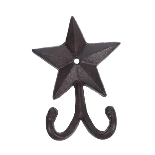 Warmhm Rustikale Wandhaken aus Gusseisen Dekorativer Vintage Garderobenhaken für Garten und Haustür Einfach zu Montieren Vielseitig Nutzbar für Schlüssel Hüte Schals Warmhm Rustikale Wandhaken aus Gusseisen Dekorativer Vintage Garderobenhaken für Garten und Haustür Einfach zu Montieren Vielseitig Nutzbar für Schlüssel Hüte Schals von Warmhm