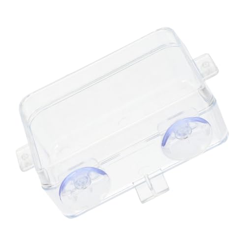 Warmhm Saugnapf für Reptilien Groß Transparent Multifunktional als Futter und Wasserschale Geeignet für Geckos Bartagamen und Eidechsen Einfach zu Befestigen und Abnehmbar von Warmhm