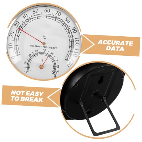Warmhm Sauna Thermometer Hygrometer mit Hoher Präzision Wasserdichtes Temperatur Feuchtigkeitsmessgerät für Sauna Dampfräume Industrieller Raumtemperatur Feuchtigkeitsmesser Warmhm Sauna Thermometer Hygrometer mit Hoher Präzision Wasserdichtes Temperatur Feuchtigkeitsmessgerät für Sauna Dampfräume Industrieller Raumtemperatur Feuchtigkeitsmesser von Warmhm
