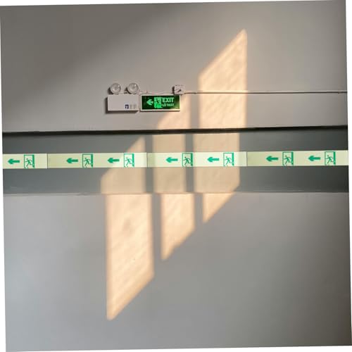 Warmhm Selbstleuchtendes Warnzeichen Klebeband Leuchtender Sicherheitsweg Aufkleber für Fluchtwege Wohnhaus Flur Feuerhemmend Einfache Montage Langlebiges Warnschild Warmhm Selbstleuchtendes Warnzeichen Klebeband Leuchtender Sicherheitsweg Aufkleber für Fluchtwege Wohnhaus Flur Feuerhemmend Einfache Montage Langlebiges Warnschild von Warmhm