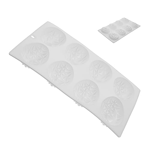 Warmhm Silikonform Eierförmig für Kerzen Gießen und Fondant DIY Handwerk Flexibel Leicht Schnell Entformbar Sicher für Duftkerzen Seife Multifunktionales von Warmhm