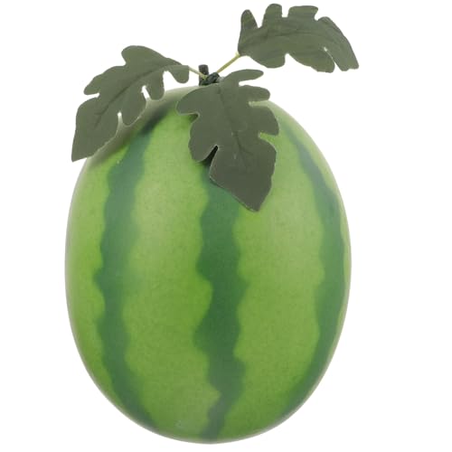 Warmhm Simuliertes Wassermelonenmodell Fotografie-Display Plastik wassermelonenmodell künstliche lebensechte Wassermelonen für Zuhause, Haus, Küche, Party Dekoration von Warmhm