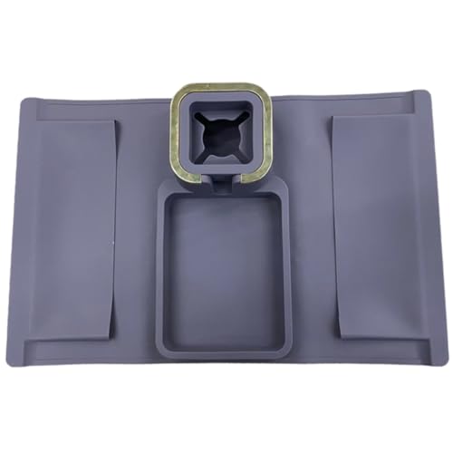 Warmhm Sofa-Getränkehalter Couch Arm Sofa-Snack-Tablett Kaffeetassenhalter faltbare Snackschale Sofa-Tassenablage Kieselgel Grey von Warmhm