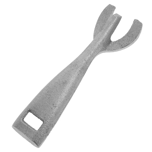 Warmhm Steakklemme bratenzange grillutensilien servierzange Bratpfannengriff Barbecue Zubehör Pfannenheber Topfgreifer Pfannen-Topf-Clip Pizza-Werkzeuge Pizza Pan Gripper Eisen Silver von Warmhm