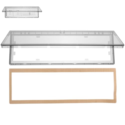 Warmhm Plastik Steckdose Wasserdichte Box, Transparent Schutzabdeckung Wechseln Steckdosenschutz Steckdosenabdeckung Abdeckung Elektrischen Schalttafel Wandschalterabdeckung von Warmhm