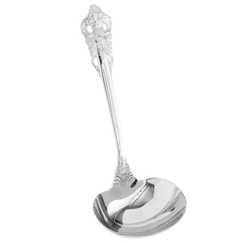 Warmhm Suppenkelle Ergonomischer Servierlöffel für Küche und Gastronomie Rostfrei Spülmaschinenfest Langlebig für Suppen und Eintöpfe Warmhm Suppenkelle Ergonomischer Servierlöffel für Küche und Gastronomie Rostfrei Spülmaschinenfest Langlebig für Suppen und Eintöpfe von Warmhm