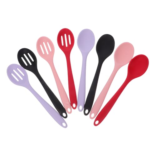 Warmhm Teiliges Silikon Küchenlöffel Set mit und Abtropflöffeln Hitzebeständig Antihaftbeschichtet Vielseitig zum Mischen Servieren und Abseihen Platzsparend für Haushalt und Outdoor Warmhm Teiliges Silikon Küchenlöffel Set mit und Abtropflöffeln Hitzebeständig Antihaftbeschichtet Vielseitig zum Mischen Servieren und Abseihen Platzsparend für Haushalt und Outdoor von Warmhm