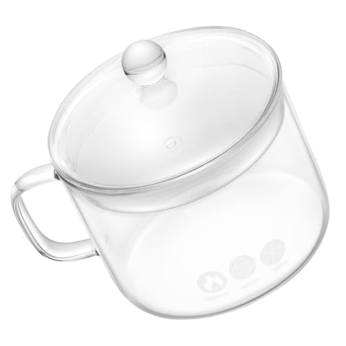Warmhm Topf Aus Glas Ramenschale Mit Deckel Klare Schüsseln Mit Deckel Mikrowelle Ramen Pot Schüssel Mit Ramen-nudeln Kleine Schüsseln Klare Töpfe Zum Kochen Ramen Schüssel Nudel Töpfe von Warmhm