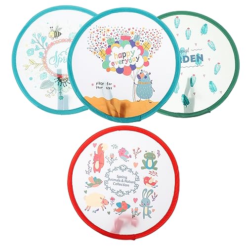 Warmhm Traditionelle Faltbare Fächer 4er-Set Rund Faltbar Handfächer Handfächer Faltbar Fächer Im Japanischen Stil Tanzparty-fächer-Requisite Warmhm Traditionelle Faltbare Fächer 4er-Set Rund Faltbar Handfächer Handfächer Faltbar Fächer Im Japanischen Stil Tanzparty-fächer-Requisite von Warmhm