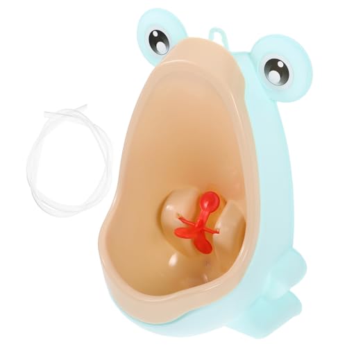 Warmhm Urinal mit Süßem Frosch Motiv Stehend und Wandmontierbar Starke Saugnapfhalterung Verstellbar für Jungen Robustes PP Material Spielerisches Windrad Design für Zufällige Farbe Warmhm Urinal mit Süßem Frosch Motiv Stehend und Wandmontierbar Starke Saugnapfhalterung Verstellbar für Jungen Robustes PP Material Spielerisches Windrad Design für Zufällige Farbe von Warmhm