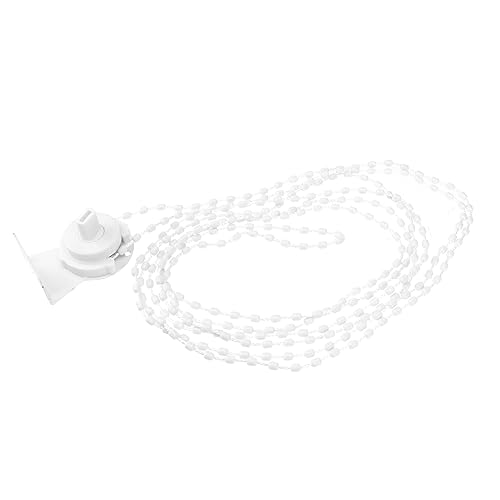 Warmhm Vertikaljalousien-Teile Rollo-Ersatzteile Vorhang-Perlenkette Rollo-Kettenjalousien Rollo-Halterung Rollo-Halterungen Rollos Rollo-Teile Weiß von Warmhm