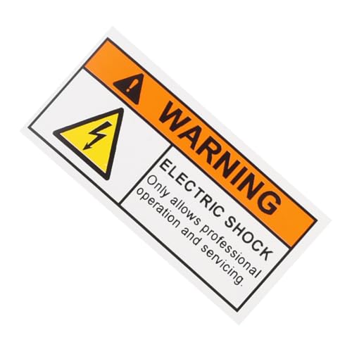 Warmhm Warnaufkleber Spannungsschock Sicherheitszeichen Selbstklebend Elektrische Gefahren Warnschild für Wartung in Industrie Schulen Krankenhäusern Warmhm Warnaufkleber Spannungsschock Sicherheitszeichen Selbstklebend Elektrische Gefahren Warnschild für Wartung in Industrie Schulen Krankenhäusern von Warmhm