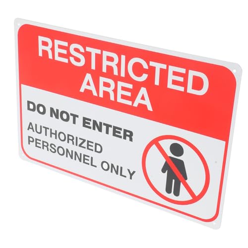 Warmhm Warnschild Zutritt Verboten Sicherheitszeichen für Private Grundstücke Einfache Montage für Tore Zäune und Wände Wetterfest und Langlebig für Erhöhte und Schutz von Eigentum von Warmhm