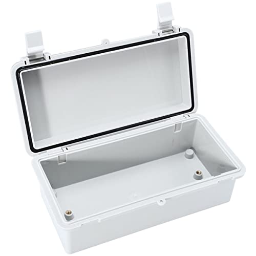 Warmhm Wasserdichte Abzweigdose aus Abs für Außenbereich Elektronik Anschlussbox Korrosionsbeständig und UV Sicher für Elektroprojekte von Warmhm