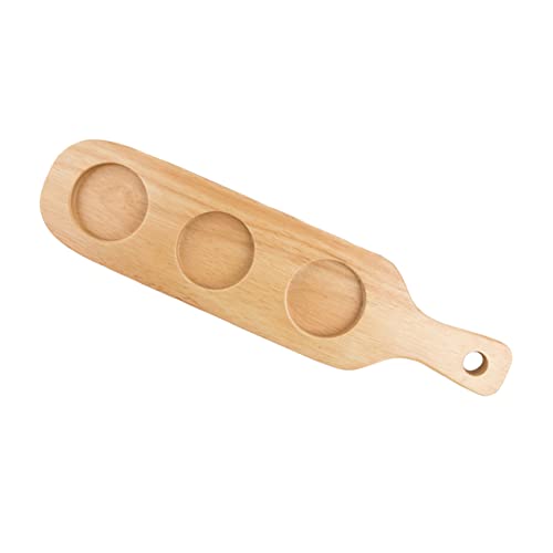 Warmhm Wasserdichter Holzbecheruntersetzer Robuste Servierplatte für Weingläser mit Praktischem Griff für Zuhause und Gastronomie Warmhm Wasserdichter Holzbecheruntersetzer Robuste Servierplatte für Weingläser mit Praktischem Griff für Zuhause und Gastronomie von Warmhm