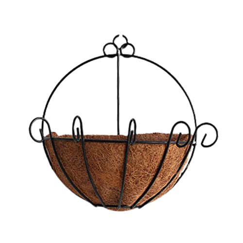 Warmhm Wohnkultur Rustikale Dekorakzente Kokos Pflanzer Pflanzkörbe Pflanzenhalter Für Die Wand Übertopf Zum Aufhängen An Der Wand Blumendekor Bauernvase Geländer Bambus Hängend von Warmhm