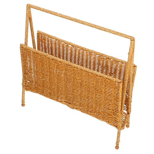 Warmhm Zeitschriftenregal Zeitungsständer Aus Korbgeflecht Prospektständer Dokumentenregal Geflochtener Wäschekorb Stehender Zeitschriftenständer Light Brown Pe-kunststoff-rattan Warmhm Zeitschriftenregal Zeitungsständer Aus Korbgeflecht Prospektständer Dokumentenregal Geflochtener Wäschekorb Stehender Zeitschriftenständer Light Brown Pe-kunststoff-rattan von Warmhm